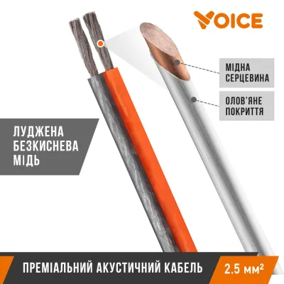 Акустичний кабель Voice ASC-25 — фото 2 з 3