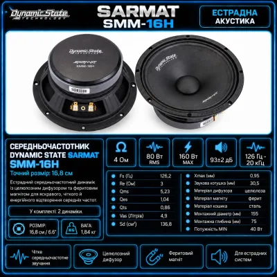 Естрадна акустика Dynamic State SARMAT SMM-16H — фото 7 з 7