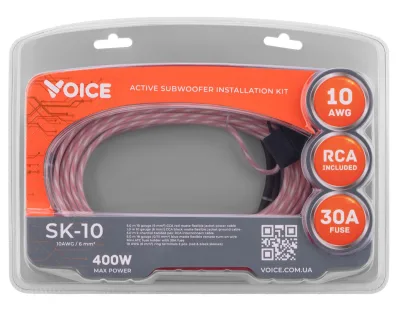Комплект для підключення сабвуфера Voice SK-10 — фото 2 з 2