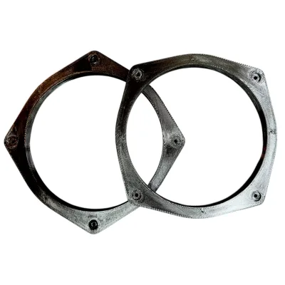 Проставки під динаміки 165 мм / 6,5" RG224 для автомобілів Hyundai, Mercedes, Mitsubishi, Smart